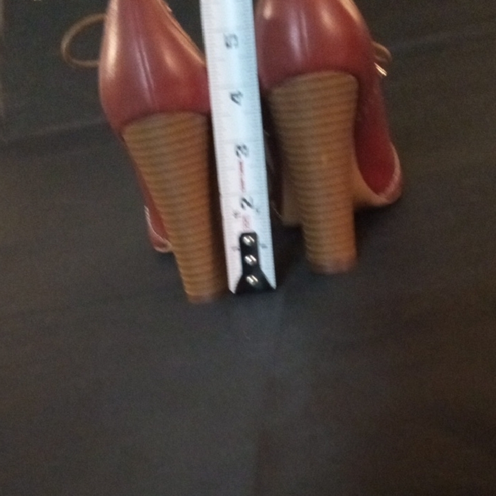 JoliMall Reddish Brown Brogue Oxford Heels 7 Dark Academia Twee - Picture 16 of 16